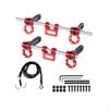 RC Crawler Kit Adjustable Metal with Tow Hooks Rigid Vehicle Part for Hobbyists, Trail Builds,
