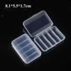 Plastic Storage Box Portable Durable Transparent Small Items Case Square Jewelry Beads Container Power Tools Holder