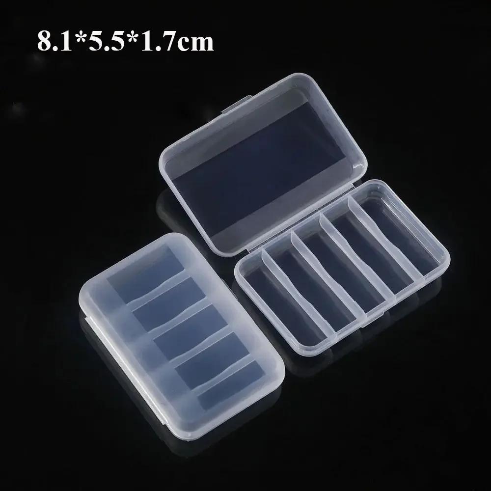 Plastic Storage Box Portable Durable Transparent Small Items Case Square Jewelry Beads Container Power Tools Holder