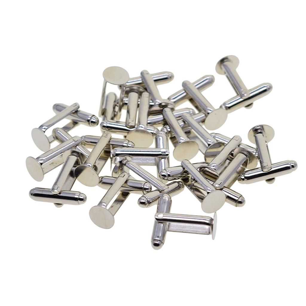 20pcs 8mm round Cabochon Cuff Settings Bases DIY Formal