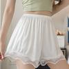 Female Thin Soft Smooth Three-Point Knickers  In Loose Safety Pants Ice Silk Home Shorts Summer Lace Anti-Light Leggings