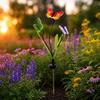 Solar Butterfly Flower Light Garden Lights Outdoor LED Waterproof