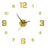 Kreative rahmenlose Wanduhr Wandmechanismus DIY Nachtlicht Zeiger Aufkleber Wanddekoration Haus Stille Uhr Wohnzimmer Büro