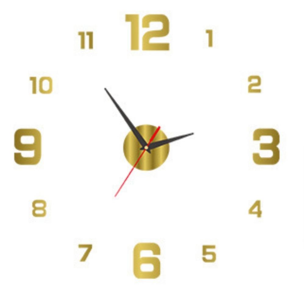 Kreative rahmenlose Wanduhr Wandmechanismus DIY Nachtlicht Zeiger Aufkleber Wanddekoration Haus Stille Uhr Wohnzimmer Büro