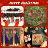 Christmas Gift Decorations 16 Pcs Lollipop Ornaments, Red Green Striped Peppermint Swirl Candy Cane Wooden Tree Pendants Hanging Decoration, Colorful