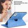 For Lenovo Idea Tab Plus 12.1 Case Tb361fu Tb365fc Embossed 360 Rotating Stand Tablet Funda For Lenovo Idea Tab Plus Case 12.1"