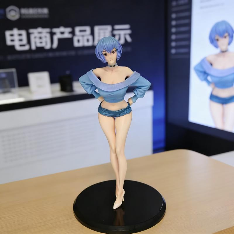 Neon Genesis Ayanami Rei Sexy Anime Girl Action Figure Figurine Model Statue Desk Decoration Collection Toy Anime Fans Gifts