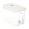 62KD Plastic Leak Proof Iced Beverage Dispenser With Tap Drink Container for Fridge
