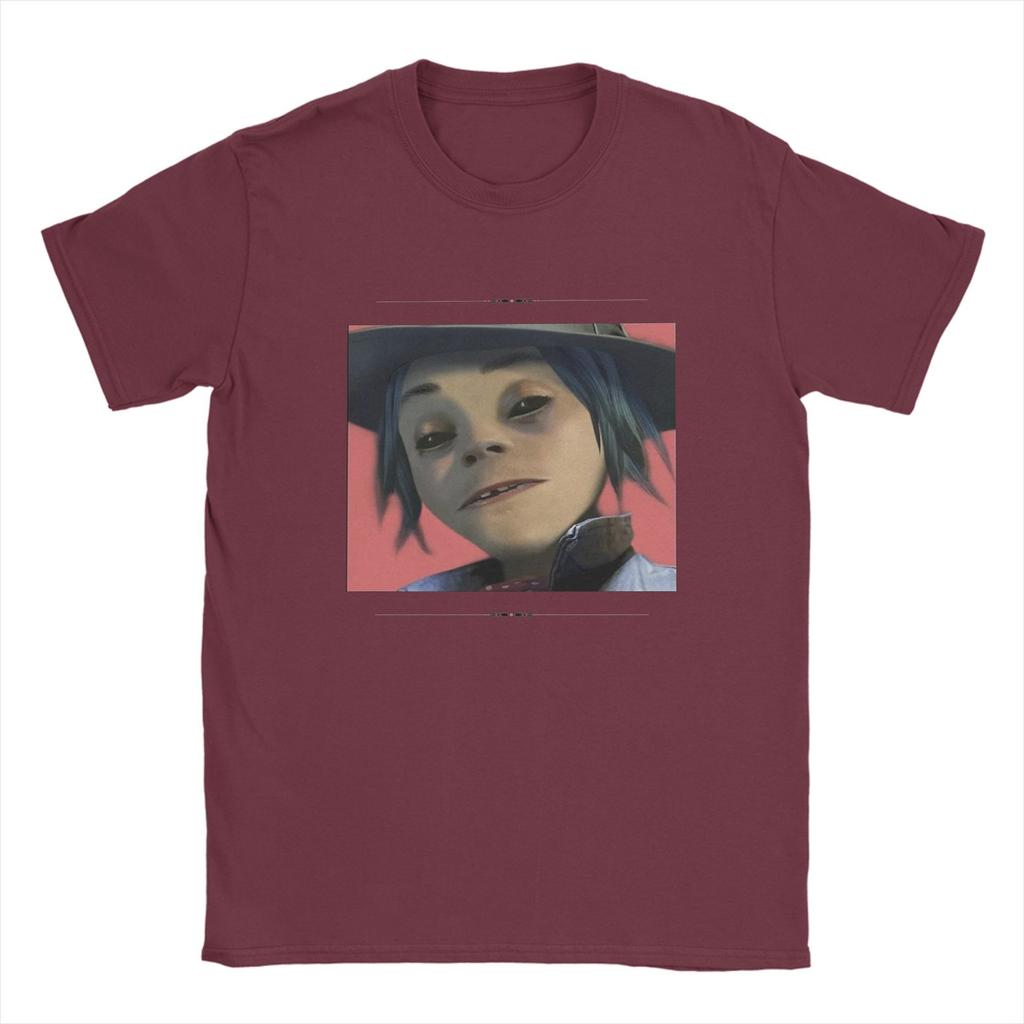 Noodle aus dem Gorillaz-Album T-Shirt für Paare Sommer Y2K Lustige T-Shirts Atmungsaktive Trend-Tees Übergroße Freizeitkleidung