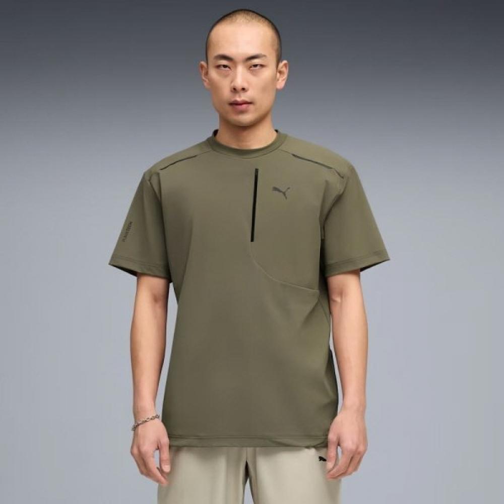 Puma Pumatech Relaxed Warp Knit Pocket Tee 81 Loden Green/XL(105)