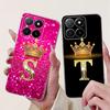Clear For Honor X5b GFY-LX2 Case X5b Plus Fashion Luxury A-Z Letters Soft Back Cover For Honor X5b Plus Phone Case GFY-LX2P