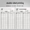 Double-Sided Warehouse Inventory and Material Card
