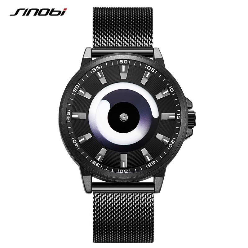 Fashion Men S Watch Creative Personality Waterproof Large Dial Quartz Watch Boys 9820
