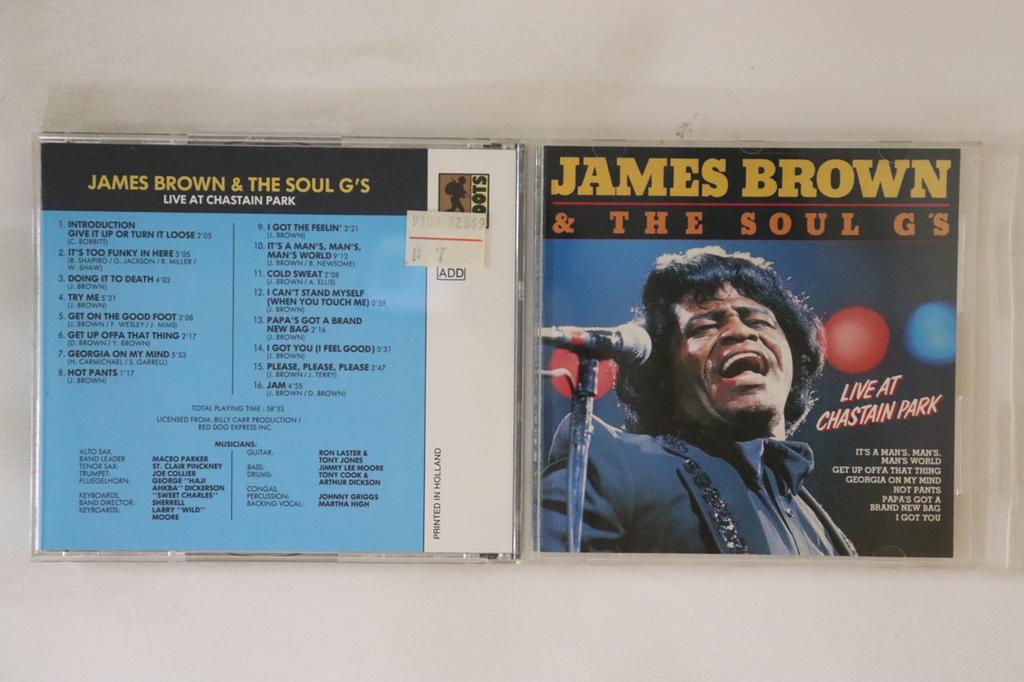 CD JAMES BROWN SOUL GS  Live At Chastain Park RTS33001 ROOTS 1988 Europe SoulFunk Used