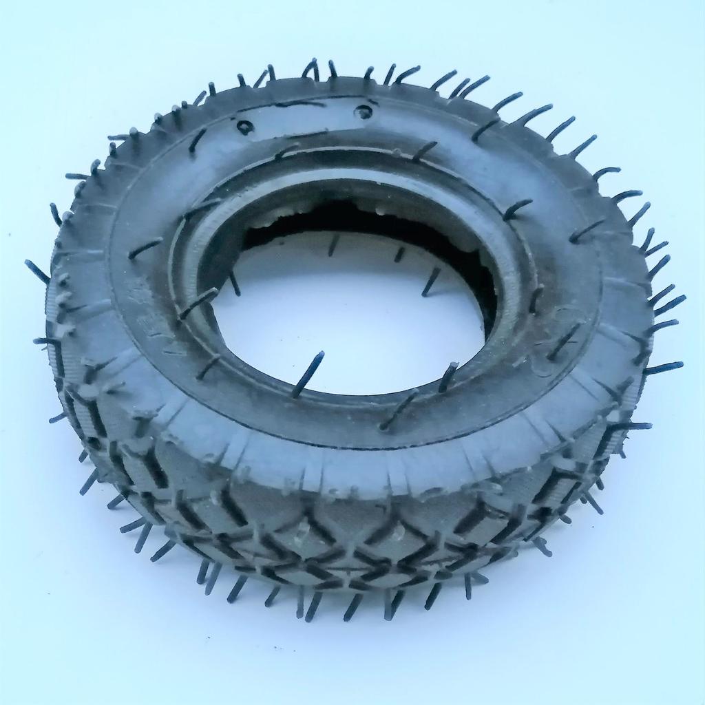 6x2 4-Layer Block Pattern Caster Rubber Pneumatic Wheel