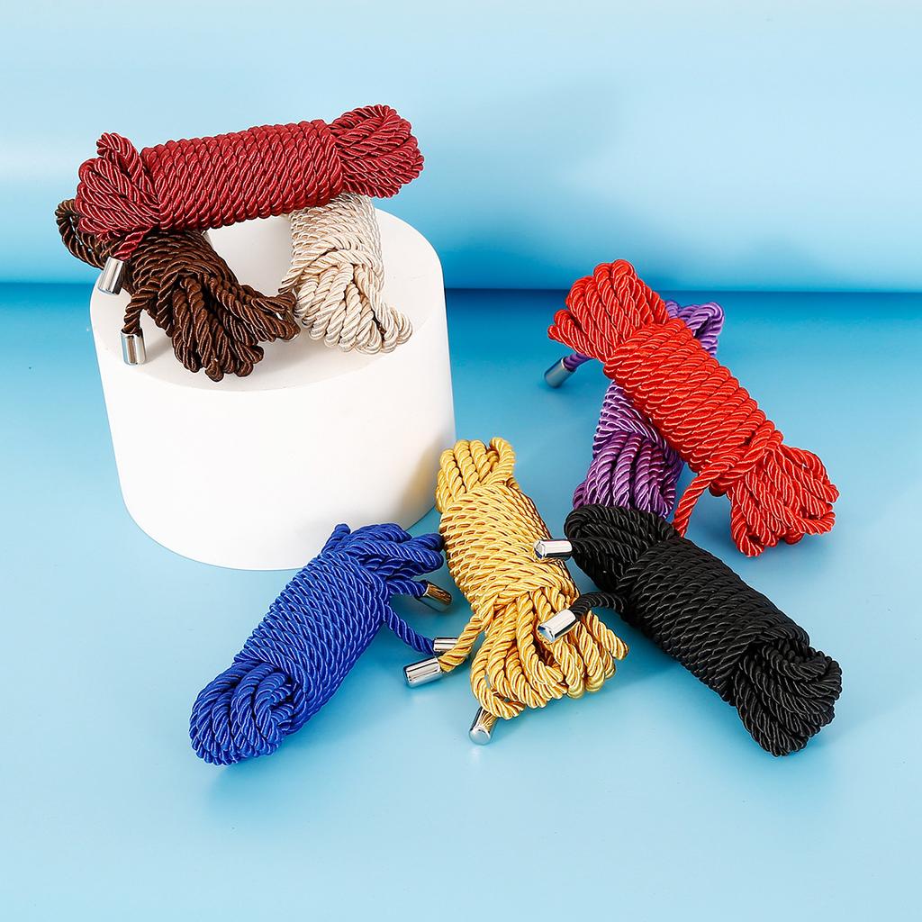 5M/10M Polyester Shibari Rope Adult SM Restraint Games BDSM Bondage Rope Body To Tied Binding Binder Erotic Sex Toys for