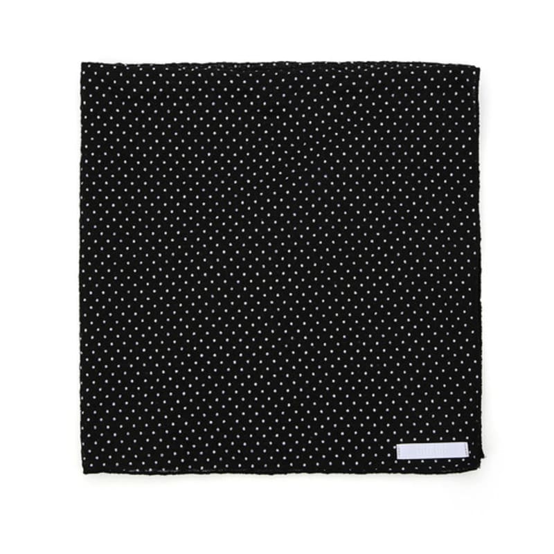 UNDERCONTROL STUDIO BANDANA SCARF / Dot/ BLACK