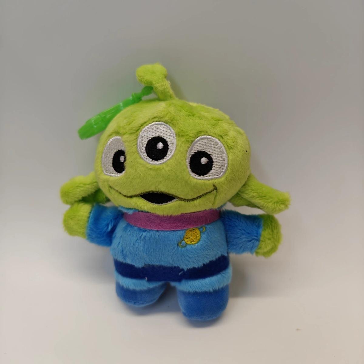 12 20cm Cute Three Eyed Monster Plush Toy Cartoon Alien Stuffed Doll Room Decor Gift