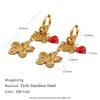 MamacitaSlay 316L Stainless Steel Flower Heart Sun Earrings 18K Gold Plated Waterproof Jewelry Women's High Quality Earrings