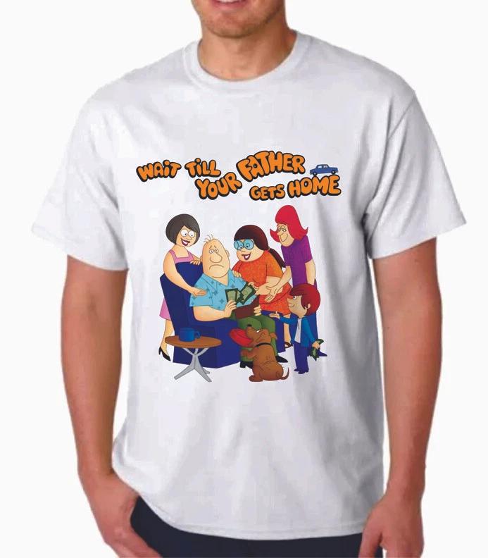 WAIT TILL YOUR FATHER GETS HOME 1970s CARTOON T-shirt CLASSIC Cereal HANNA BARBERA S