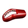 Carbon Fiber Car Gear Shift Knob Cover Trim decorative Sticker For Land Rover Range Rover Sport 2014 2015 2016 2017