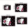 1pc Sanrio Hello Kitty Mermaid Printed Office Carpet Rectangle Rug Under The Table,Perfect Room Decor for Living Room, Bedroom, Kitchen, Non-slip Floo