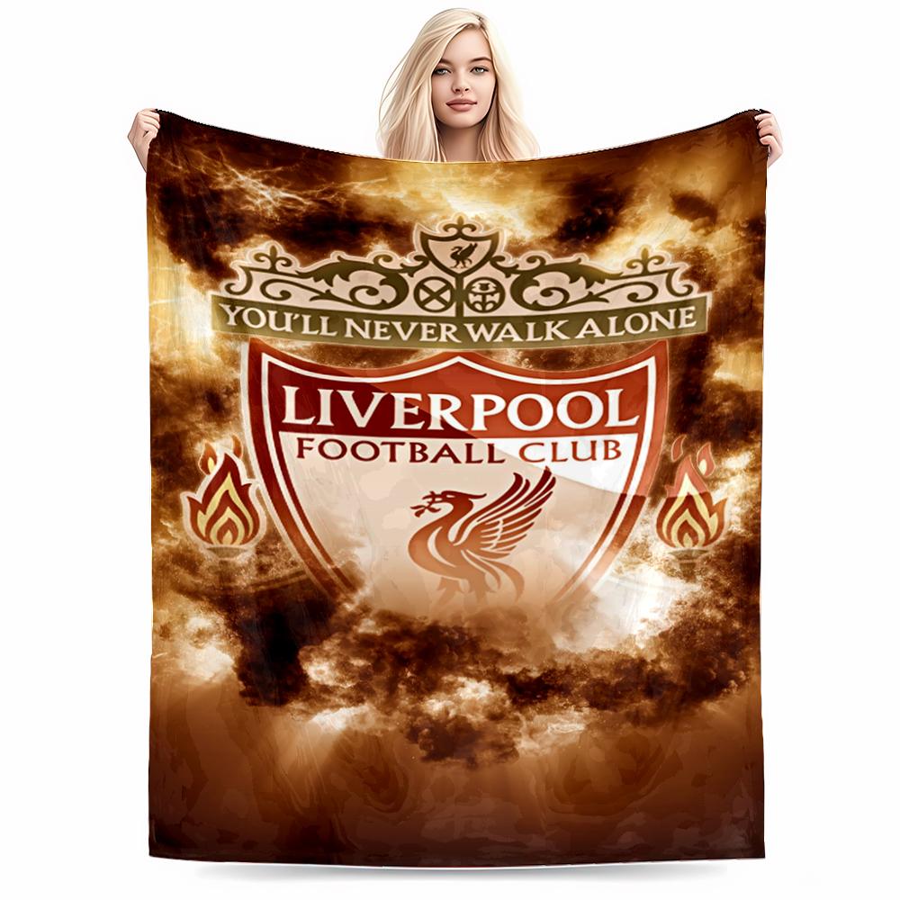 Liverpool Football Club Logo Blanket Design Blanket, Suitable for Use In the Bedroom, Living Room, On the Sofa