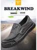 Men's Slip-On Soft Sole Breathable Shoes, Large Size, Spring/Autumn Style, Old Beijing Cloth, Beef Tendon Sole, Dad Driving Shoes
