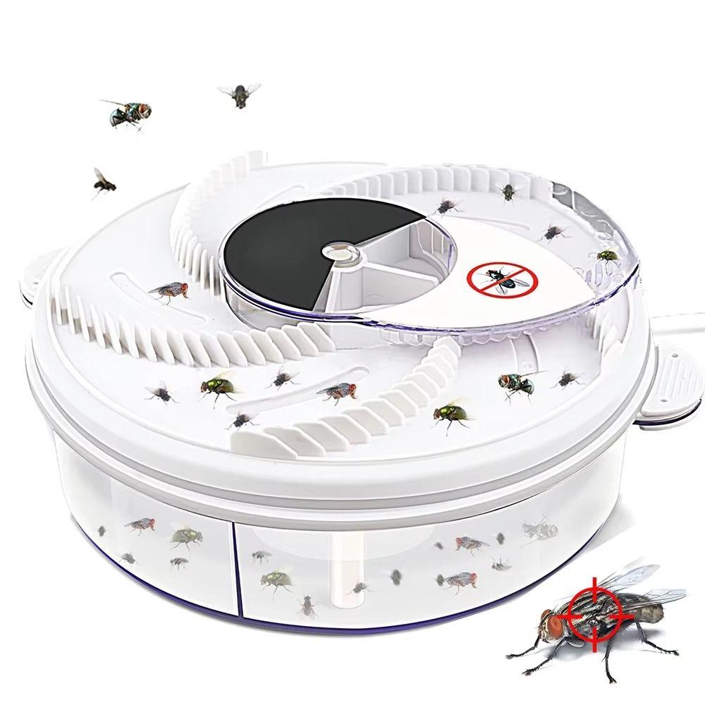 Electric Automatic Flycatcher USB Insect Pest Catcher Practical Flying Insect Trap Fly Infestation