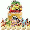 Dragon Ball Cake Decoration Goku Figure Birthday Party Supplies Cupcake Toppers Party Favors Baby Shower Toys Gifts