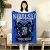 Custom KKS Lech Poznań Blanket, High quality Comfortable for All Seasons, Home Decor, Warmth and Comfort