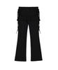 Nigaennikol Layered Ruffle Skirt Pants_Black