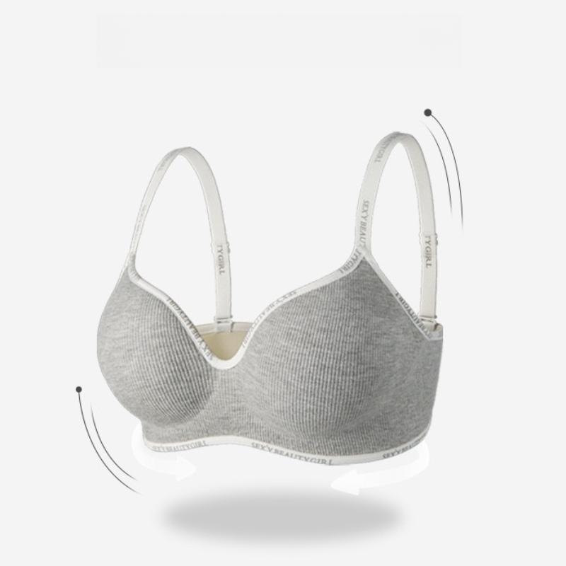 Kobiety Bezszwowy Biustonosz Cienko Usztywniany Sexy Bezprzewodowy Zbiera Push Up Braletka Bielizna Jednolity Kolor Damska Intymna Biustonosz Lingerie