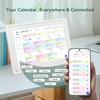 TABWEE Digital Calendar P10 10.1 Inch Touch Screen Calendar App Sync List Notepad Family Calendar Electronic  Calendar