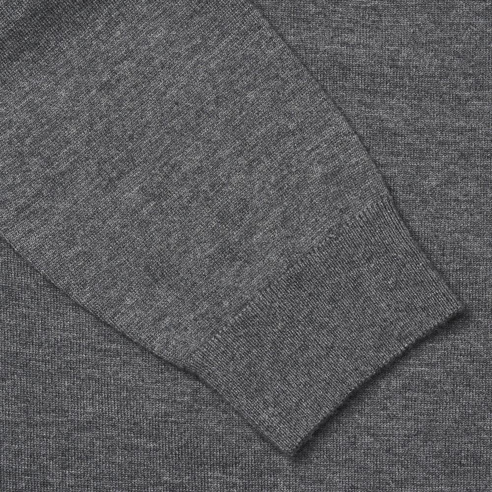 VERNO [Casual] Cashtouch Crew-Neck Knit Gray_Relax-Fit