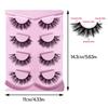 4 Pairs of Popular Fake eyelashes,Messy Style, Voluminous and Fluffy Look,glue Required