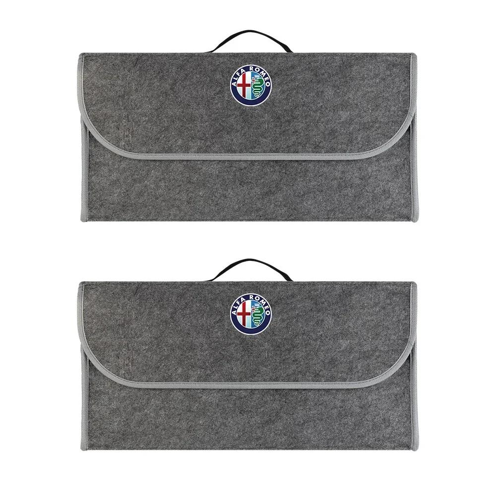 WAJDS1 Car Stickers For Alfa Romeo Car Storage Bag Folding Travel Tidying Box Trunk Tools Case For Alfa Romeo Giulietta 147 Giulia Spid