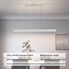 Nordic Minimalist Long Strip Pendant Light for Modern Dining Room or Bar