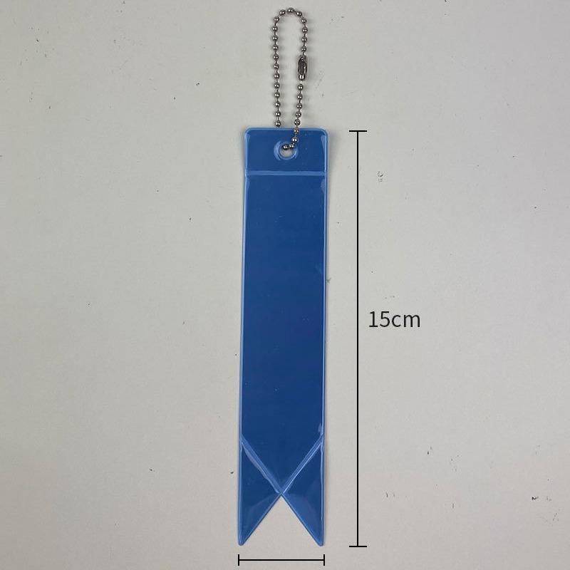 5 шт./набор Светоотражающий брелок «Звездная ночь» - Креативный ПВХ Светящийся Безопасный Шарм для Сумки для Рюкзаков Велосипедного Снаряжения Ночной Предупреждающий Брелок
