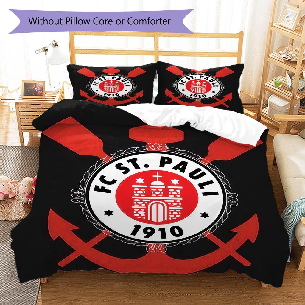 St. Poster di Pauli Set Piumone Biancheria da Letto Copripiumone Federa Decorazione per la Casa Regalo di Compleanno (1 * copripiumino + 2 * federa, senza nucleo)