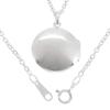 Shinjuku Gin No Kura Round Bird Locket Pendant (Silver 925) (No Chain, No Engraving) for Women with Photo Holder (sv925)