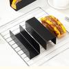 creative Carbon Steel Pork Chop Bun Mold Non-Stick U-Shaped DIY Baking Mold Tools Rectangular Shapes Bread Mold Kitchen Baking