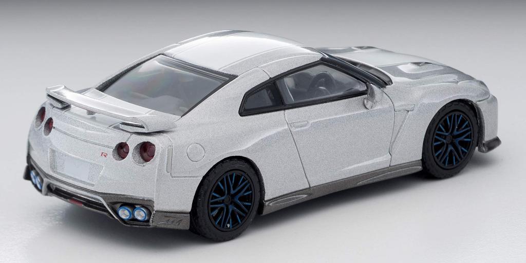 Tomica Limited Vintage Neo 1/64 LV-N200b Nissan GT-R 50th Anniversary Silberfarbenes Fertigmodell