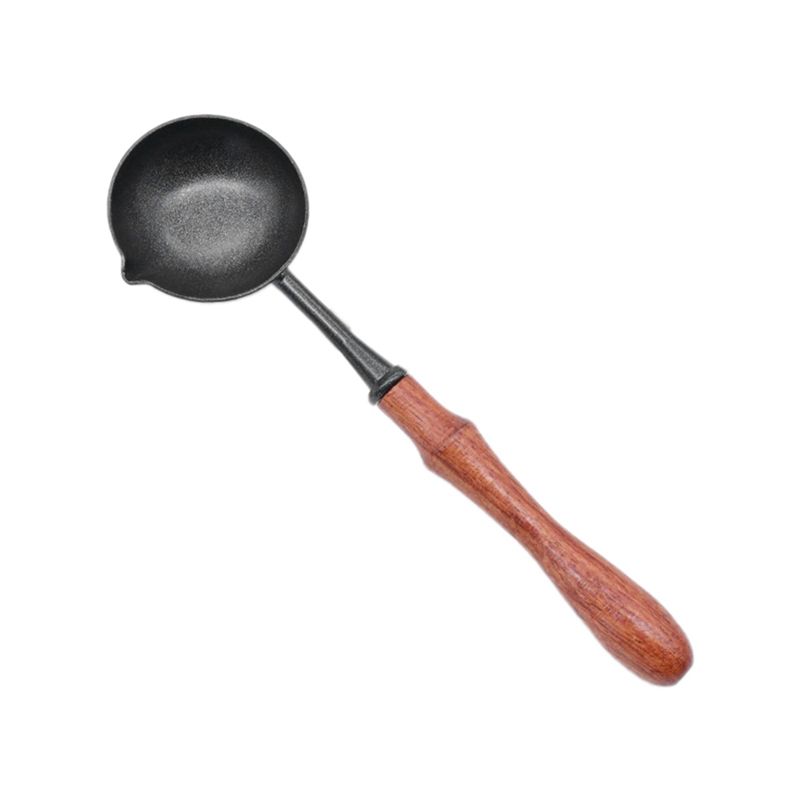 

AEE4-Lacquer Seal Non Stick Spoon Sealing Wax Spoon Stamp Seal Heating Lacquer Wax Tool