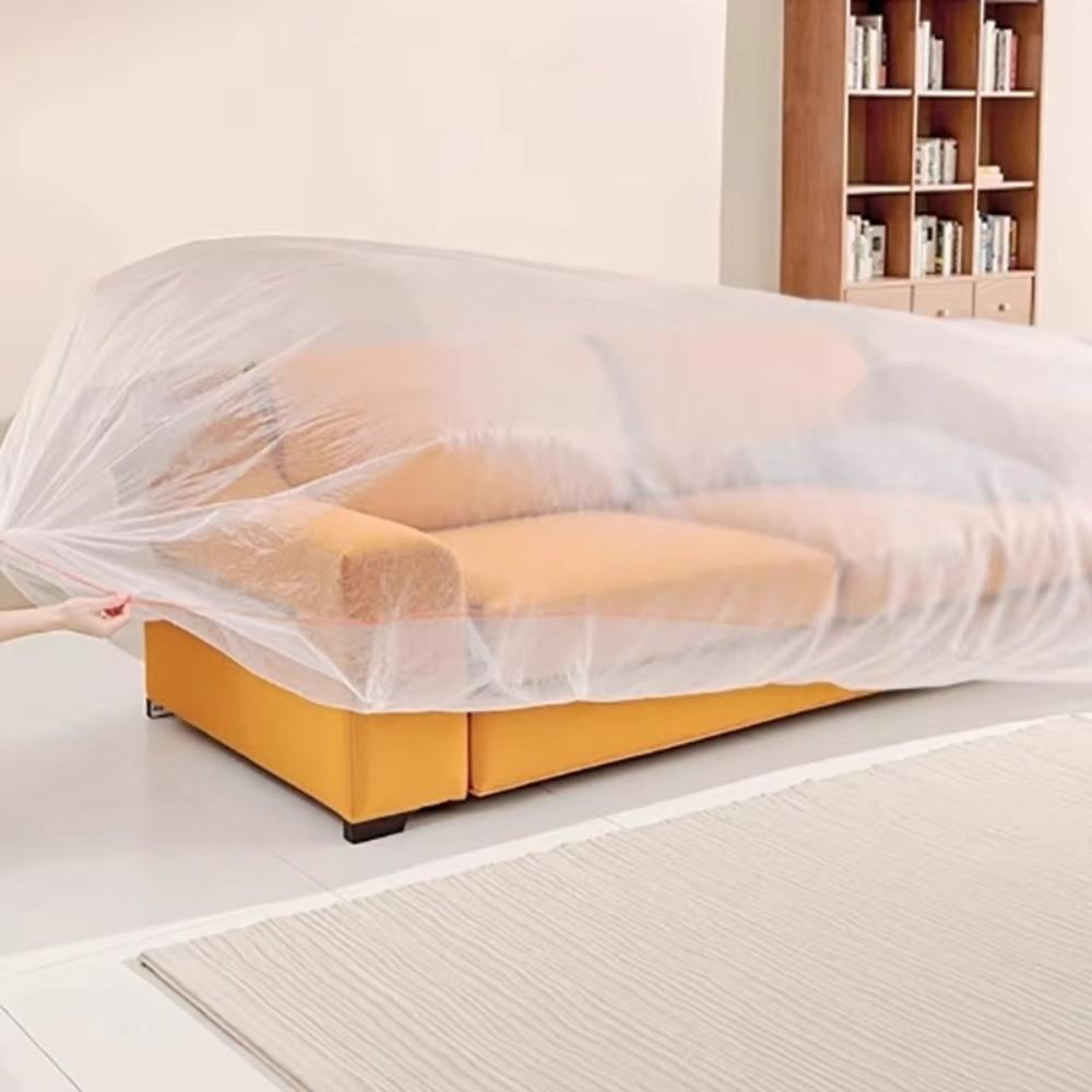 Waterproof Disposable Dust Covers Elastic Plastic Dust Film  Bed Sofa Tea Table Chair