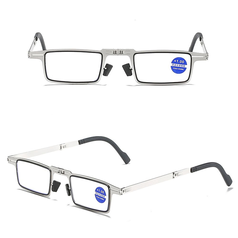Anti Blue Light Presbyopia Eyeglasses Hyperopia Eyewear Foldable Reading Glasses With Glasses Case