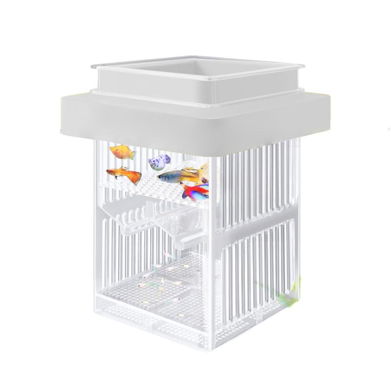 Floating Breeding Box For Aquarium, Fish Tank Breeder Box With Hatching Box And Isolation Box
