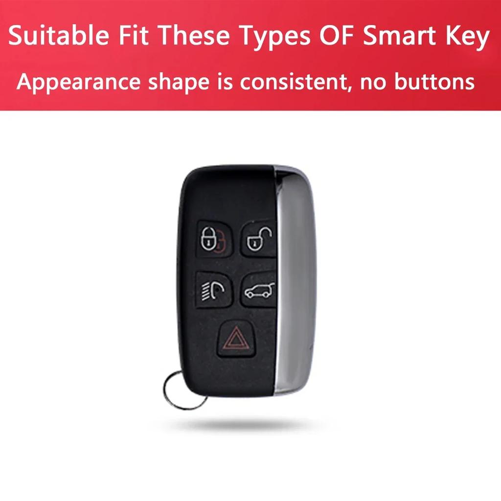 Clear Transparent Tpu Car Smart Key Cover Case For Range Rover Sport Evoque Velar Discovery Sport Xe Xf Xj F-Pace F-Type