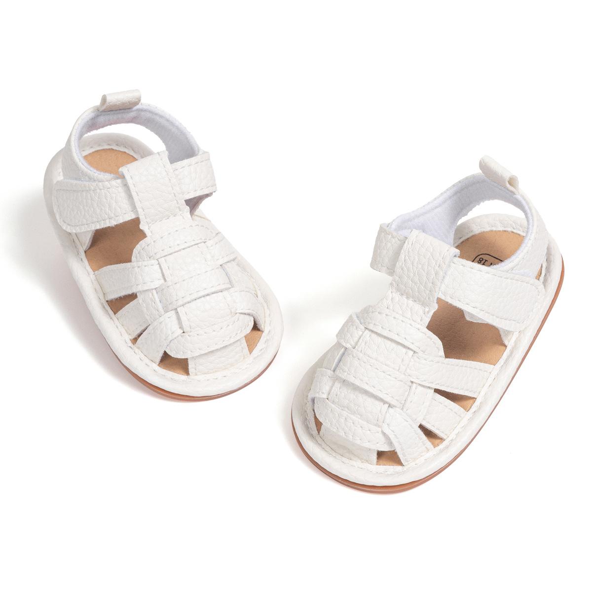 New Children s Shoes - Toddler Shoes, Sandals, Velcro Fastened, Breathable, Non-slip, Baby Shoes Insole Length 11cm белый