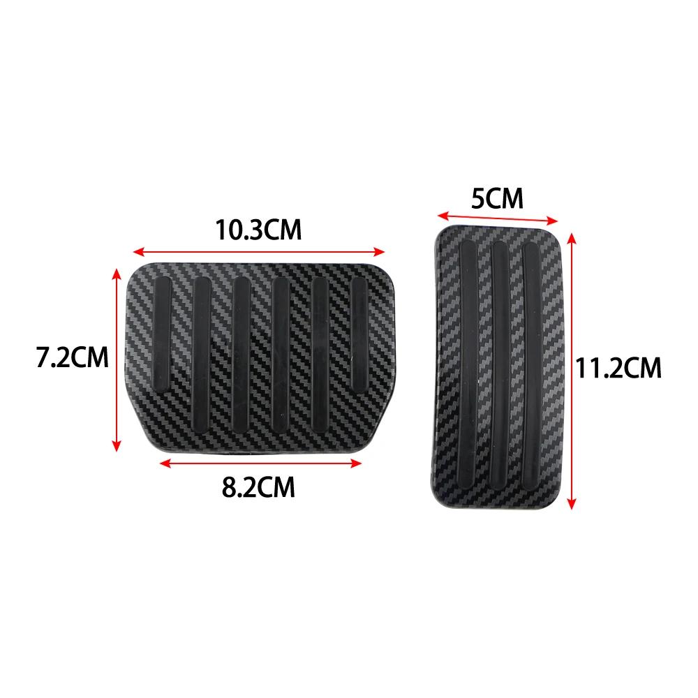 Pedali Auto per Tesla Model 3 Model Y 2025 2025 2025 Acceleratore Pedale Freno Gas Copertura Antiscivolo Pad Fibra di Carbonio Accessori